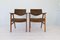 Dänischer Mid-Century Teak & Leder Schreibtischstuhl von Erik Kirkegaard für Høng Stolefabrik, 1960er, 2er Set 7