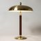 Vintage Scandinavian Table Lamp from Einar Bäckström, 1950s, Image 2