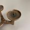 Modernist Brutalist Sculptural Candle Holder in Bronze, France, 1960s 14