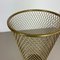 Vintage Brass Umbrella Stand in the Style of Matégot, Germany, 1950s, Image 6