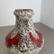 Jarrón Fat Lava en zigzag de cerámica de Scheurich Keramik, Alemania, años 70, Imagen 11