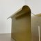 Hollywood Regency Solid Brass and Acrylic Glass Magazine Rack, Italy, 1970s 15