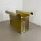 Hollywood Regency Solid Brass and Acrylic Glass Magazine Rack, Italy, 1970s, Image 4