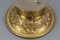 French Neoclassical Style Brass and Frosted Cut Glass Ceiling Light, 1910, Image 7