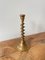 Vintage Barley Twist Candlesticks in Brass, Set of 2, Image 2