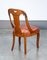 Carlo X Dining Chairs in Cherry, 1800, Set of 6 3