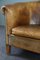 Patinated Sheep Leather Club Armchairs, Set of 2 7