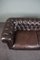 English Handmade 2.5-Seat Chesterfield Sofa in Cowhide Leather 7