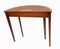 Regency Demi Lune Console Tables in Mahogany 8