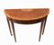 Regency Demi Lune Console Tables in Mahogany, Image 1