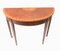 Regency Demi Lune Console Tables in Mahogany 4