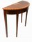 Regency Demi Lune Console Tables in Mahogany 6