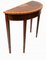 Regency Demi Lune Console Tables in Mahogany, Image 6