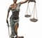 Lady Justice Figur aus Bronze mit Gesetzeswaage 4