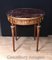 French Empire Style Gilt Side Tables with Marble Tops, Set of 2 2