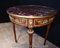 French Empire Style Gilt Side Tables with Marble Tops, Set of 2 7