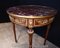 French Empire Style Gilt Side Tables with Marble Tops, Set of 2, Image 7