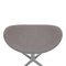Ottoman for the Egg in Patinated Gray Hallingdal Fabric by Arne Jacobsen, 2000s 3