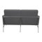 2-Person Airport Sofa Model 3302 by Arne Jacobsen for Fritz Hansen, Image 5