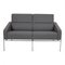 2-Person Airport Sofa Model 3302 by Arne Jacobsen for Fritz Hansen 4