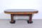 Large Art Deco Oval Dining Table, 1930s, Image 1