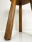 Brutalist Tripod Stool in Oak, 1950s, Image 7