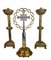 Church Crucifix and Altar, 1890s, Set of 3 4