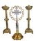 Church Crucifix and Altar, 1890s, Set of 3 5