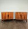 Vintage Wooden Buffets with 4 Doors and 2 Shelves, Denmark, 1960s, Set of 2 1