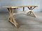 French Farmhouse Style Rustic Wood Dining Table, Image 6