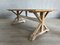 Mesa de comedor de madera rústica estilo granja francesa, Imagen 5