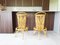 Tabourets de Bar Mid-Century en Rotin, Italie, 1960s, Set de 2 2