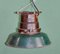 Industrial Lamp in Metal Enemalted and Hierro, 1940s, Image 1