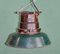 Lámpara industrial de metal Enemalted y Hierro, años 40, Imagen 1