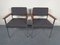 Vintage Square Tubular Steel Armchairs, Set of 2 16