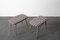 Tabourets Vintage en Laiton, 1950s, Set de 2 2