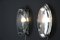 Wandleuchten aus Kristallglas im Stil von Max Ingrand und Fontana Arte, 1960er, 2er Set 7