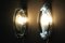 Sconces in Crystal Glass in the style of Max Ingrand and Fontana Arte, 1960s, Set of 2, Image 9