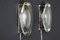 Sconces in Crystal Glass in the style of Max Ingrand and Fontana Arte, 1960s, Set of 2 3