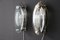 Sconces in Crystal Glass in the style of Max Ingrand and Fontana Arte, 1960s, Set of 2 4