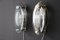 Sconces in Crystal Glass in the style of Max Ingrand and Fontana Arte, 1960s, Set of 2, Image 4