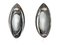 Sconces in Crystal Glass in the style of Max Ingrand and Fontana Arte, 1960s, Set of 2 1