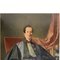 Großes französisches Porträt, 19. Jh., Öl auf Leinwand 2