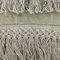 Linen Bath Towels with Long Fringe by Once Milano, Set of 2 2