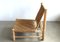 Sisal Rope and Ash Wood Low Lounge Chair from Audoux & Minet, 1950s 2