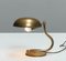 Desk Lamp with Adjustable Shade in Brass attributed to Asea, 1940s, Image 7