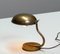 Lampe de Bureau avec Abat-jour Ajustable en Laiton attribué à Asea, 1940s 3