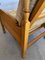 Dutch Castle Lounge Chair in Light Oak with Sheep Skin, 1950s 8