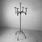 Tall Wrought Iron Candleholder, 1970s 8