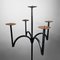 Tall Wrought Iron Candleholder, 1970s, Image 3